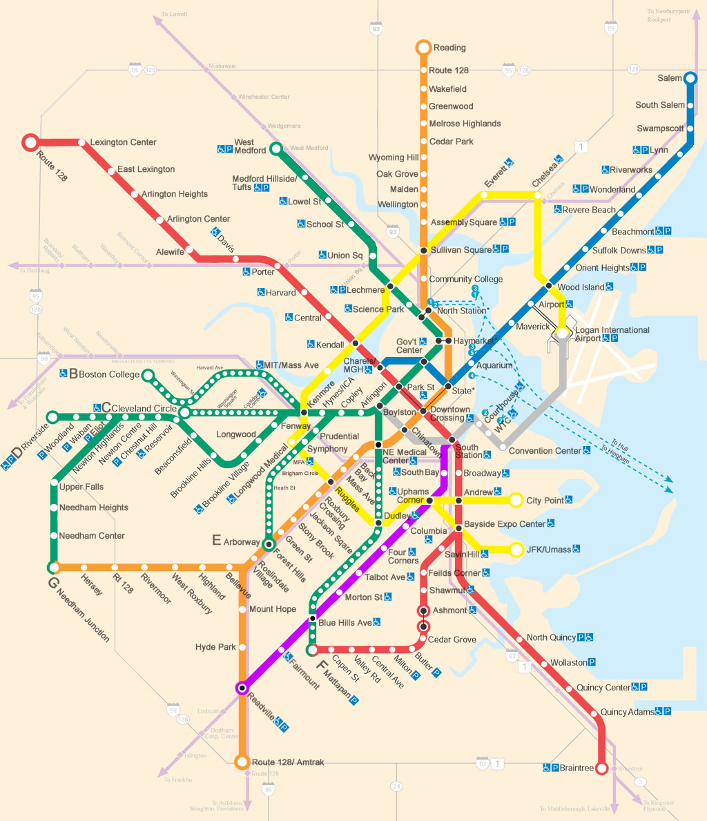 Getting Around Town: Four Centuries of Mapping Boston in Transit