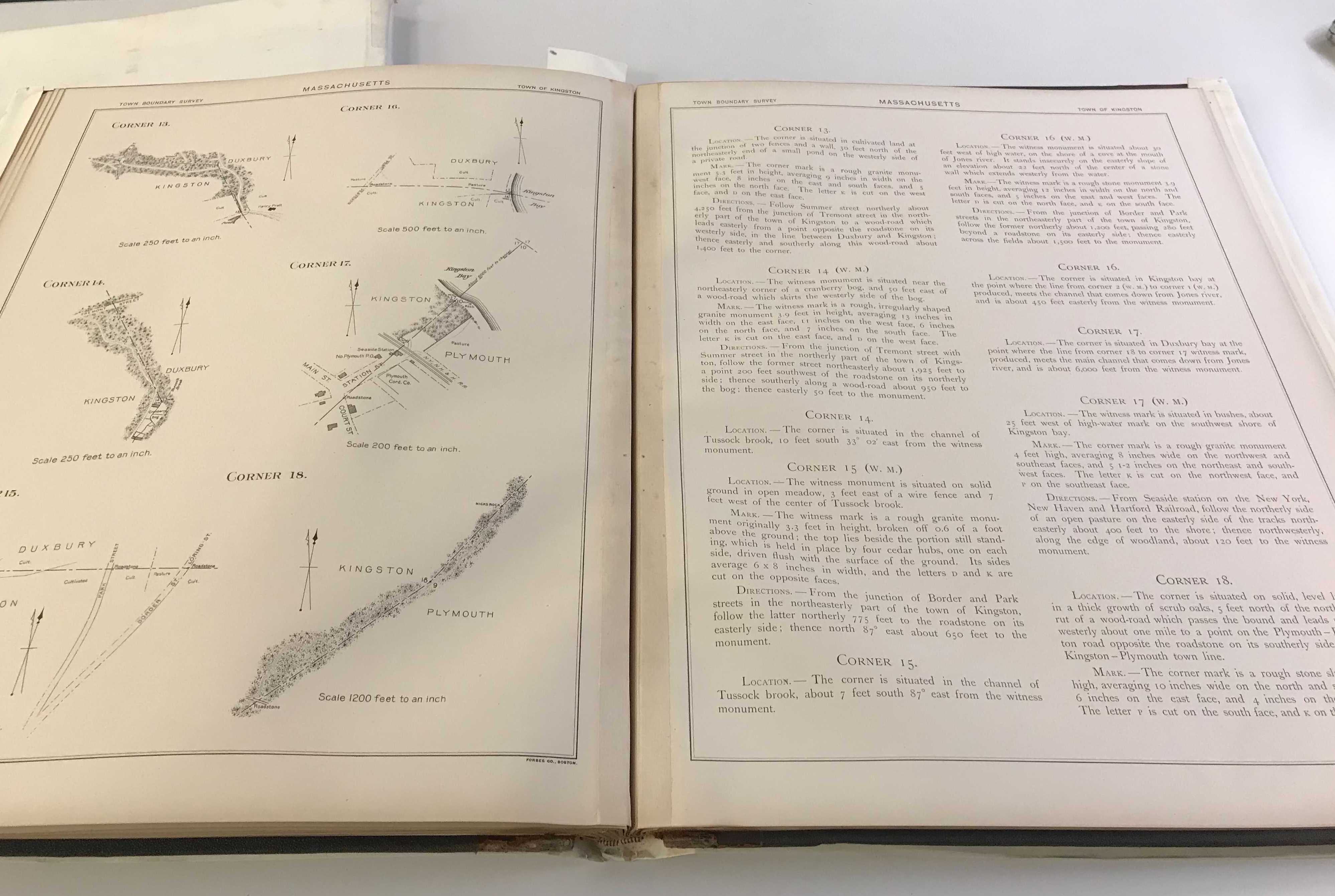 Atlas of the boundaries of the town of Kingston in the LMEC collections