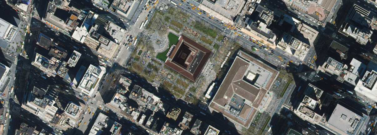 The BPL McKim Building in front of the NYPL