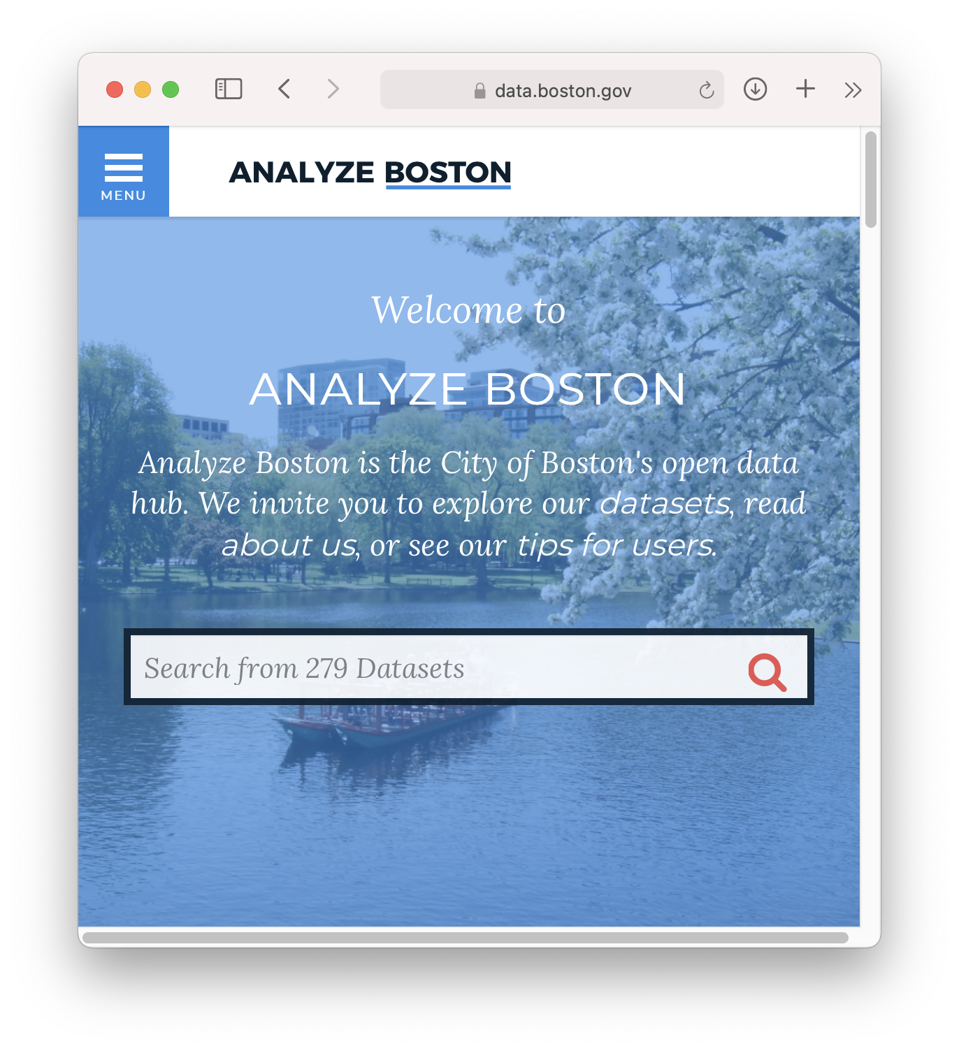 The City of Boston&rsquo;s open data portal
