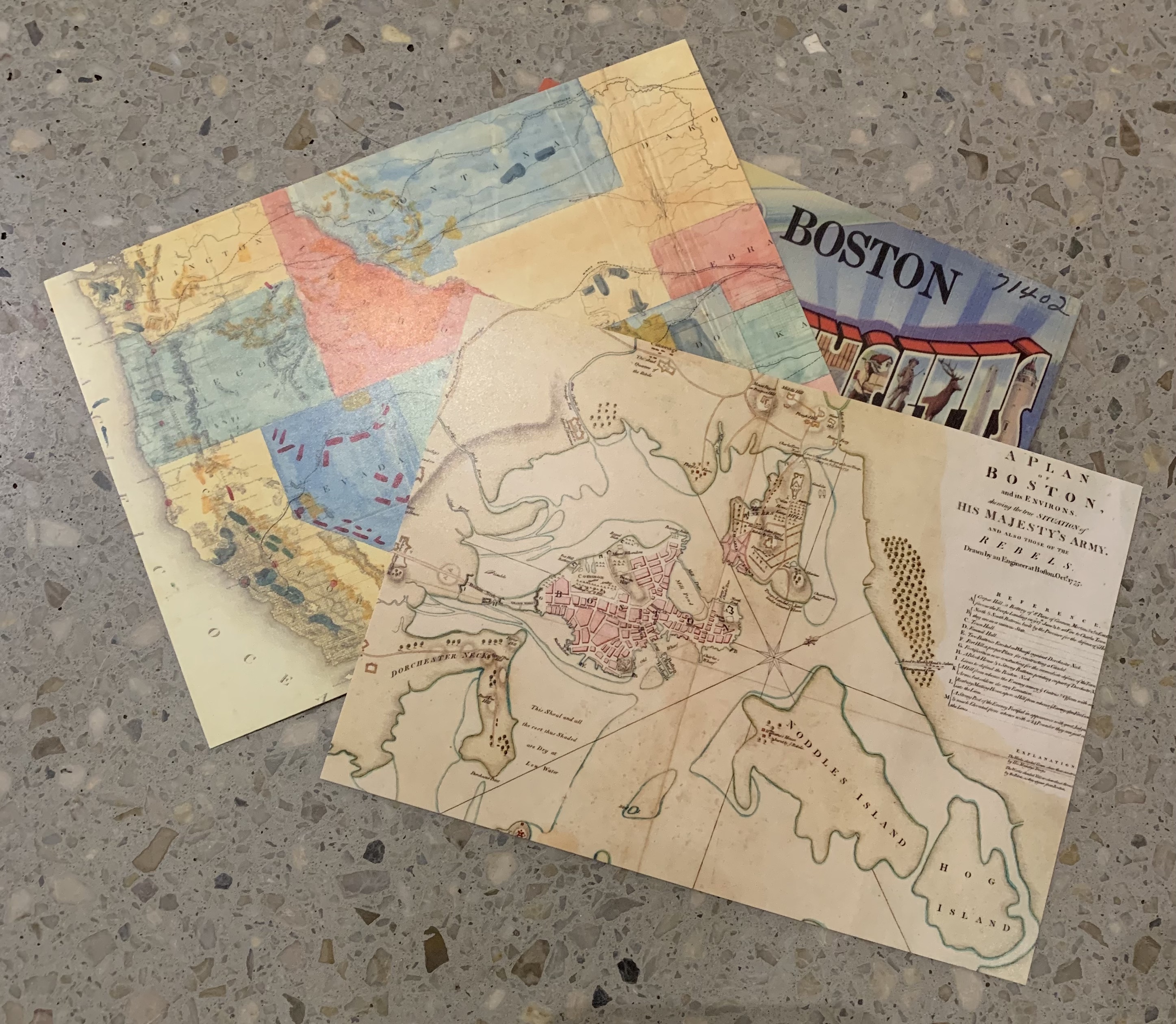 Map Cards & Postcards