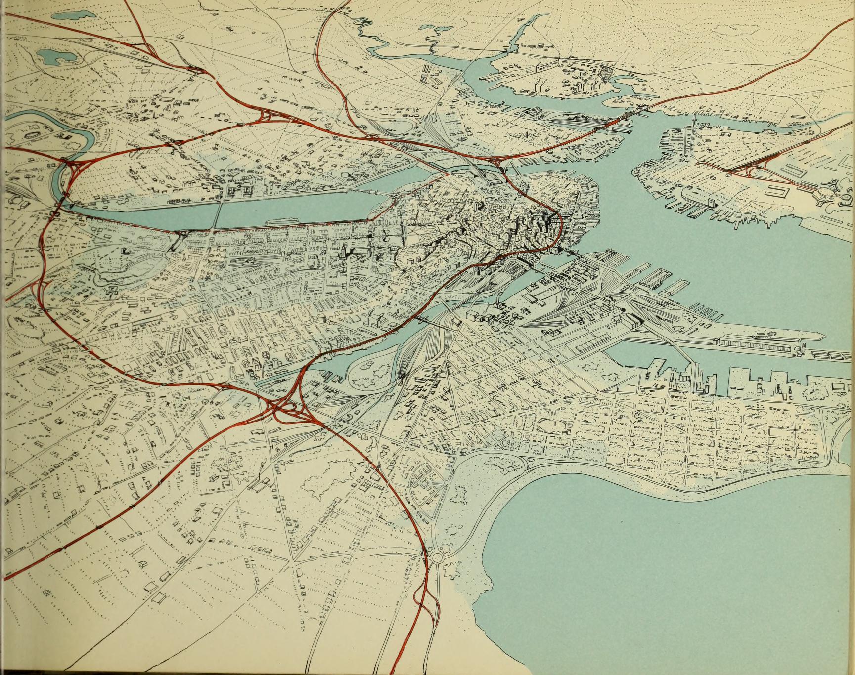 The (unrealized) Metropolitan Master Highway Plan of 1948