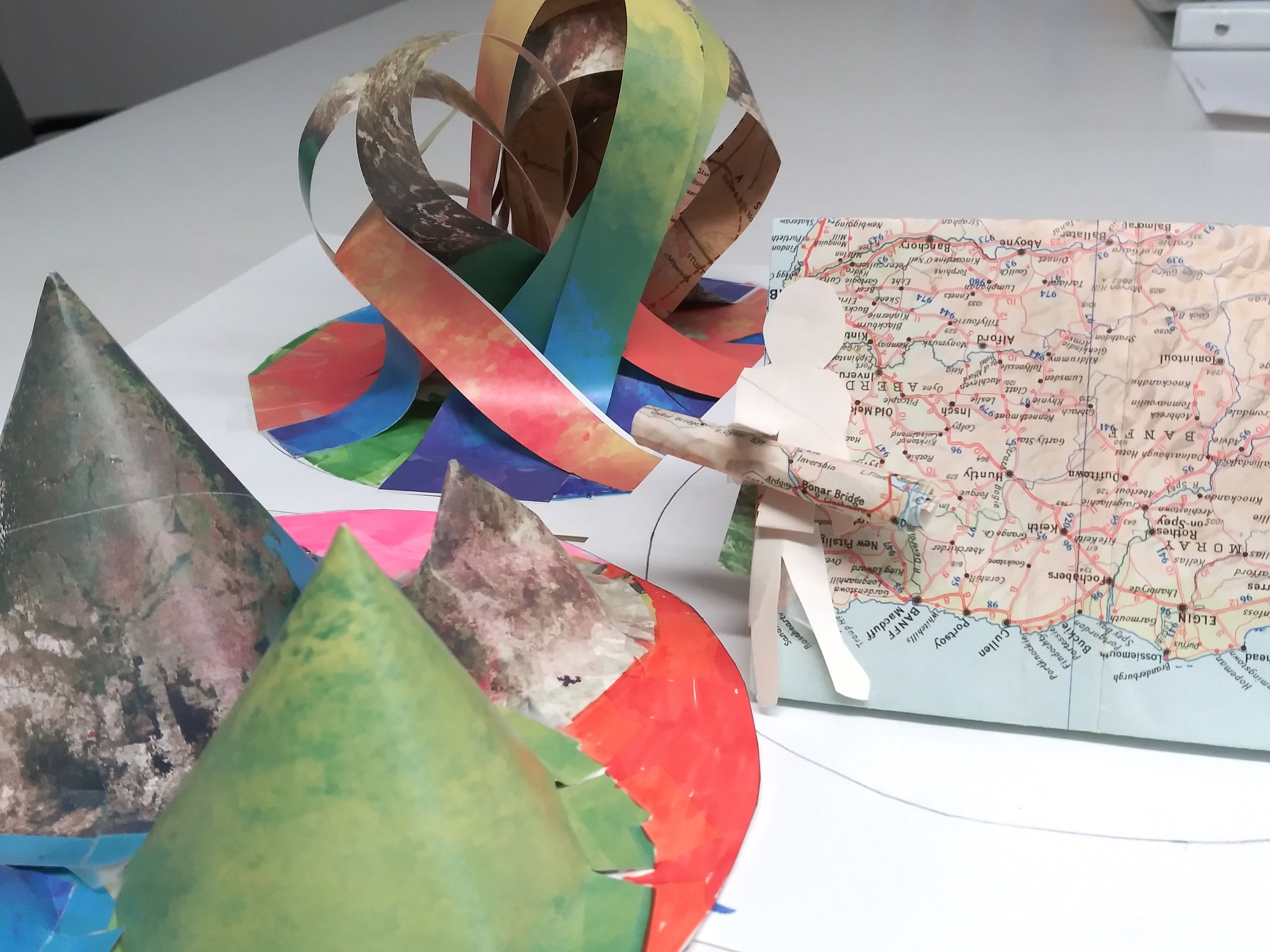 Artmaking with Maps with Leventhal Map Center