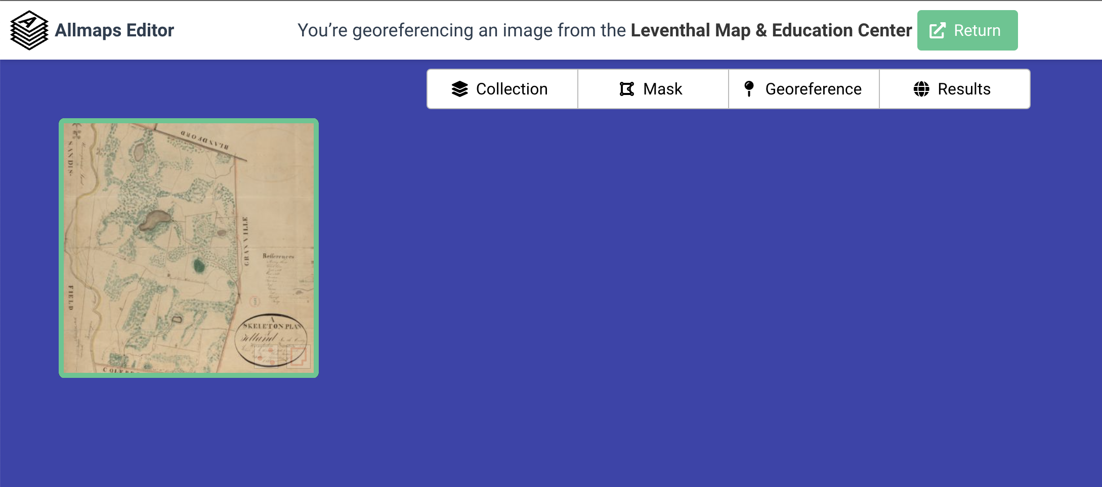 Easily georeference LMEC maps using Allmaps Editor!