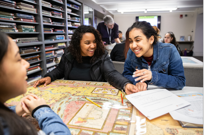 Students in a class in the Learning Center